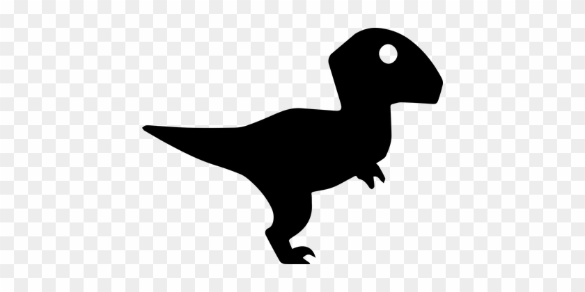 Velociraptor Dinosaur Silhouette Animal Pr - Velociraptor Silhouette #619025