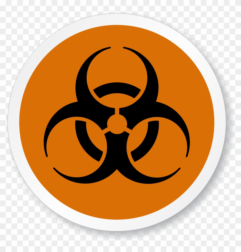 Biohazard Symbol Iso Circle Sign - Biohazard Symbol #619027