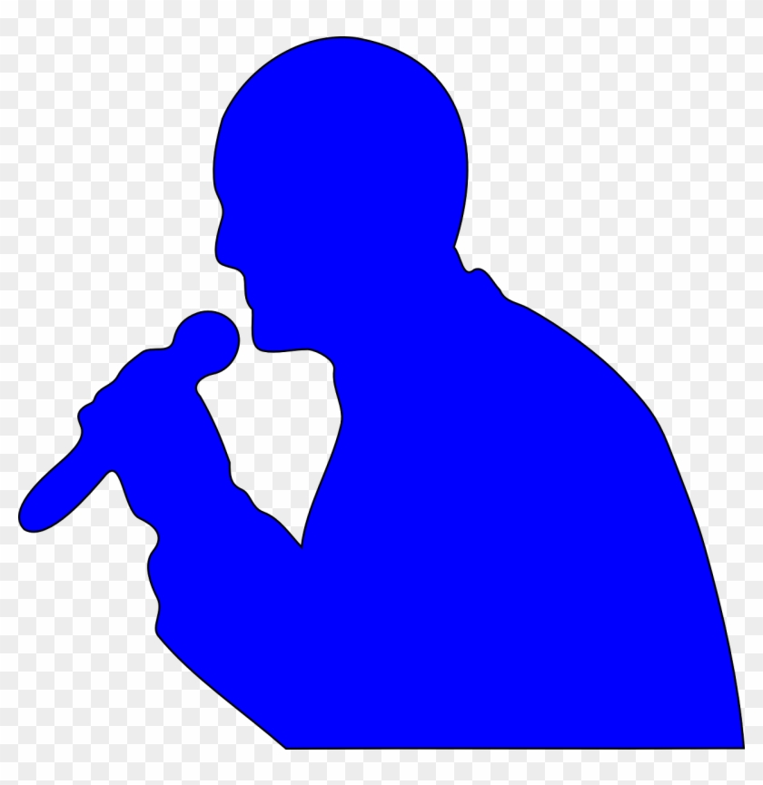 Singer Silhouette Microphone Transparent Image - Microphone Png #619066