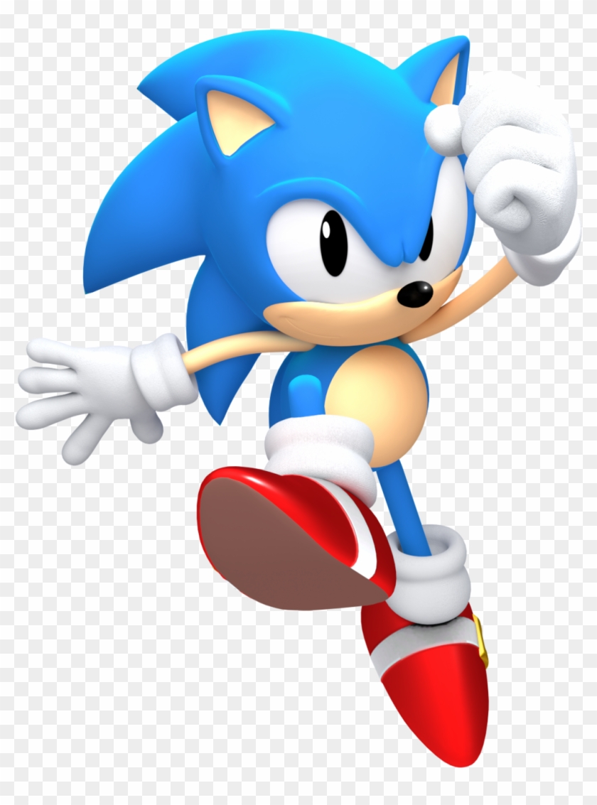 Jaysonjeanchannel Probably My Favorite Classic Sonic - Sonic Forces Classic Sonic Render #619116