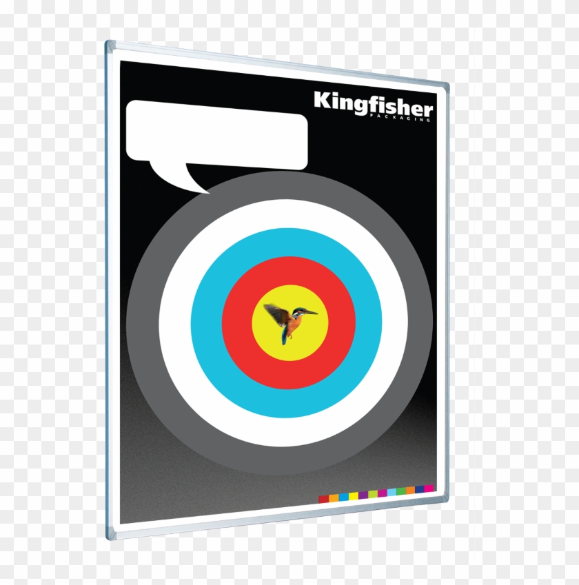 Custom Printed Kingfisher Target Board - Circle #619138