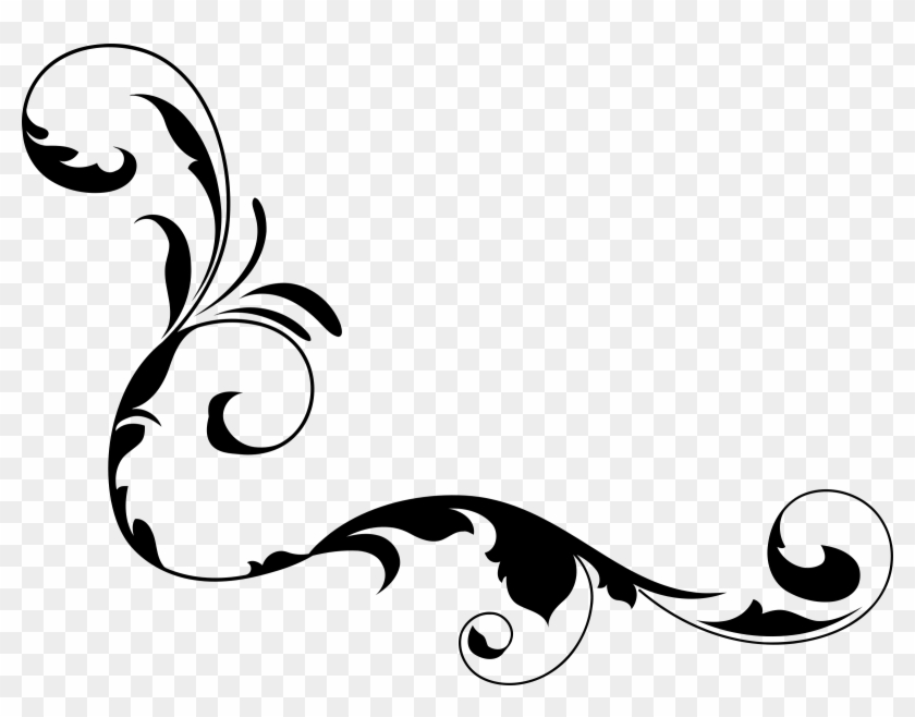 Black Border Clip Art Download - Corner Decoration #619139