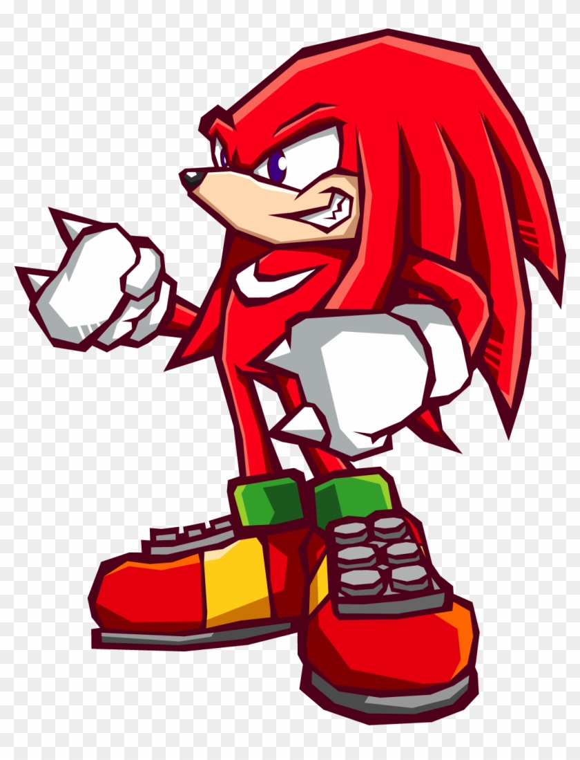 Knuckles - Signature Art - Sonic Battle Art #619198