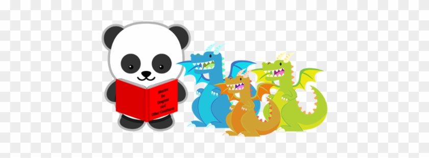 Panda Reading To Dragons - Giant Panda #619245
