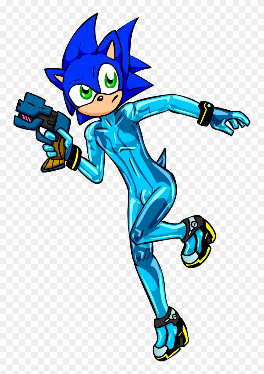 Zero Suit Sonic - Cartoon #619438