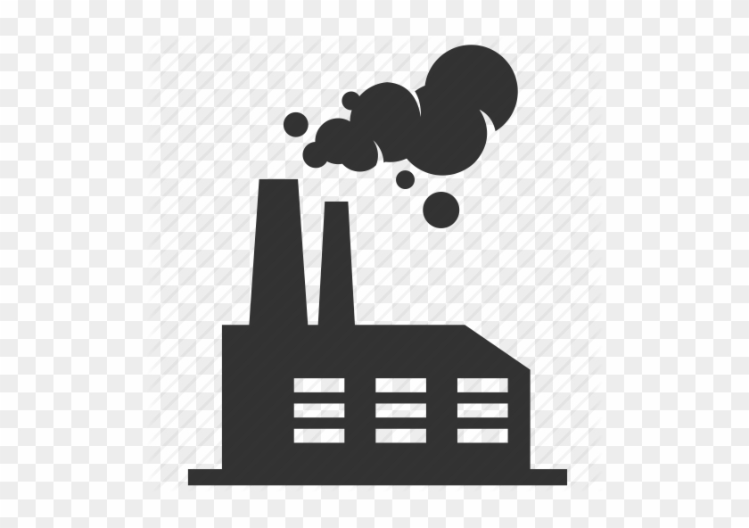 Factory Silhouette Vector Icons - Industry #619526