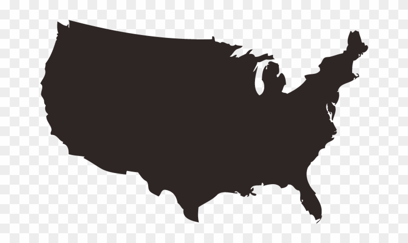Us-outline - United States Outline Svg #619547