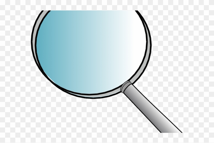 Big Glass Cliparts - Magnifying Glass Clipart #619563