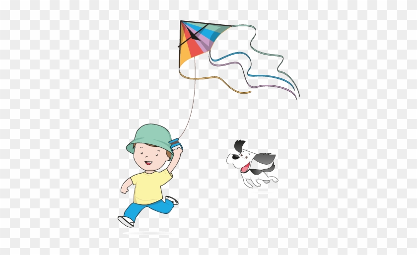 Boy And Kite - Kite #619760