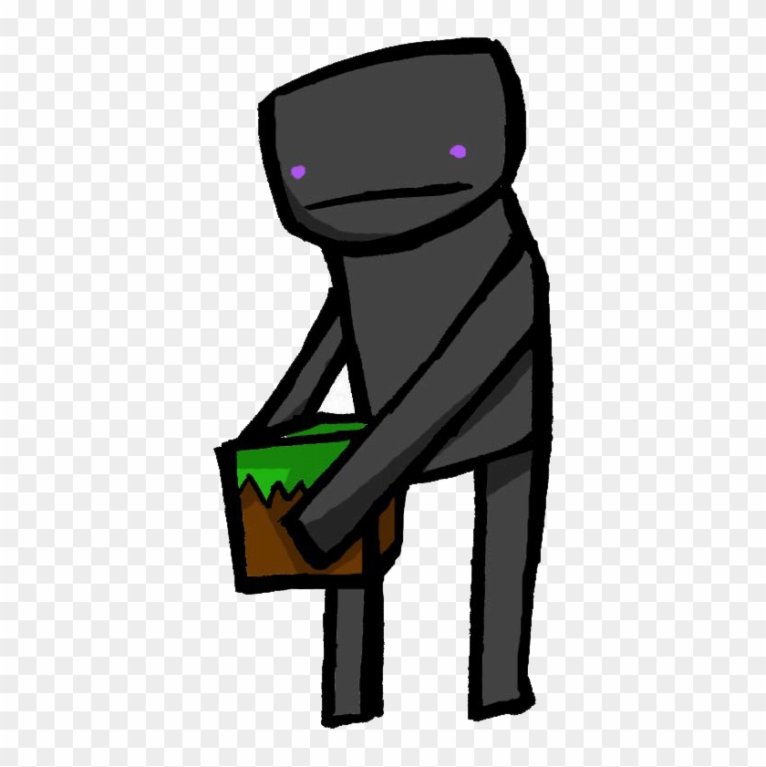 So I Drew An Enderman By Katlovesmusic - Minecraft Enderman Transparent #619782