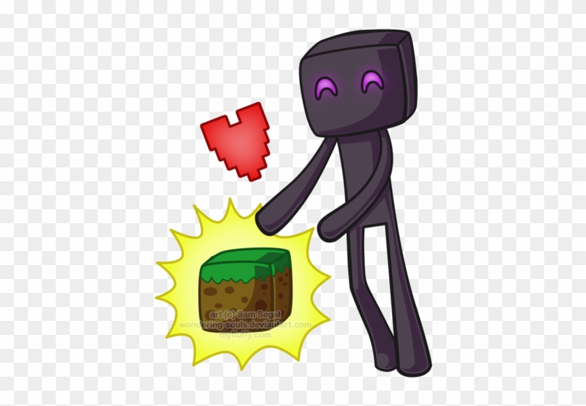 Enderman Chibi By Sambeawesome - Minecraft Enderman Chibi #619785