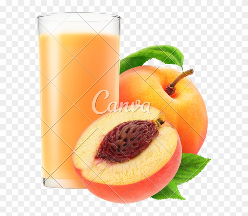 Glass Of Peach Juice - Peach Juice Png #619802