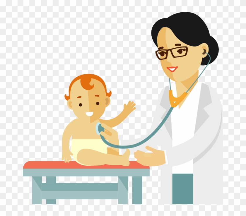 Pediatrics - Doctor Baby Vector #619870