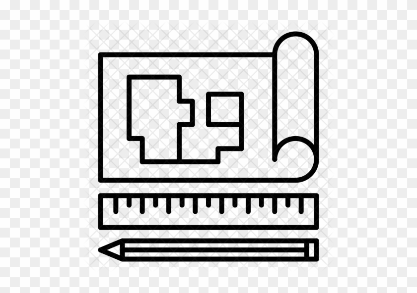 Blueprint Icon - Architecture #619938