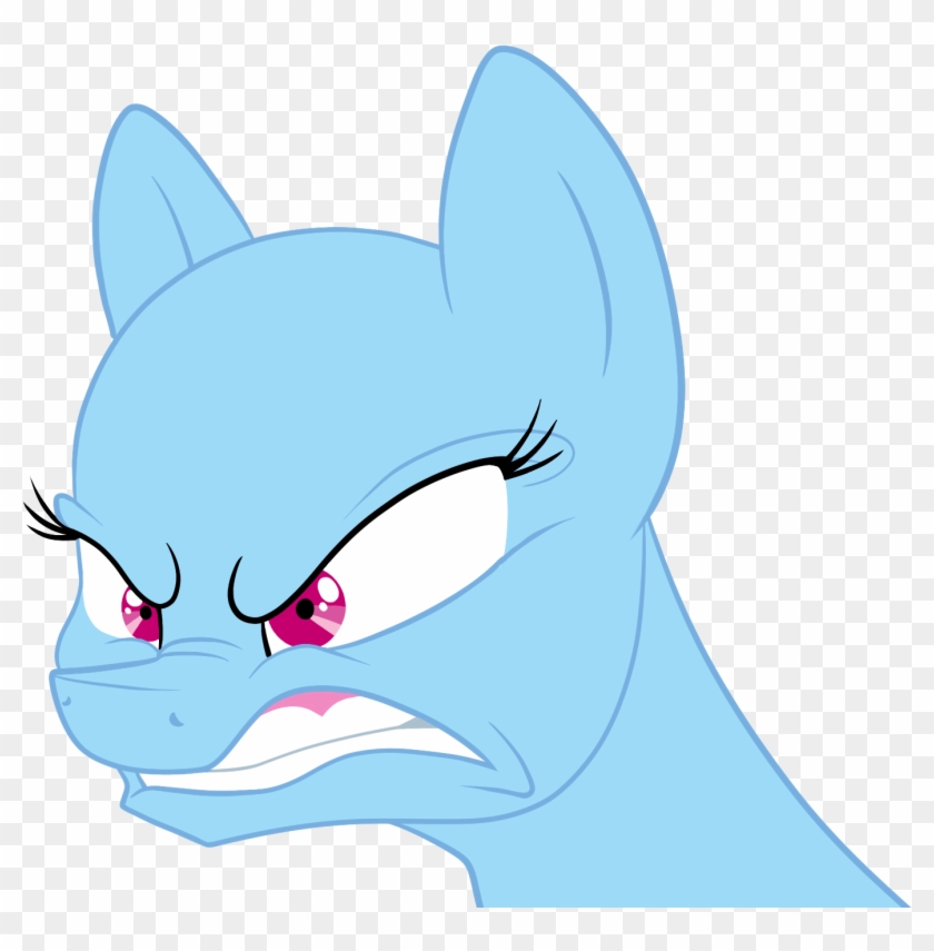Angry Pony Base By Luminousdazzle Angry Pony Base By - Angry Pony Base #620048