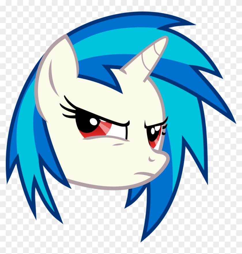 Suspicious By Namelesshero2222 Vinyl Scratch - Vinyl Scratch Head Png #620076