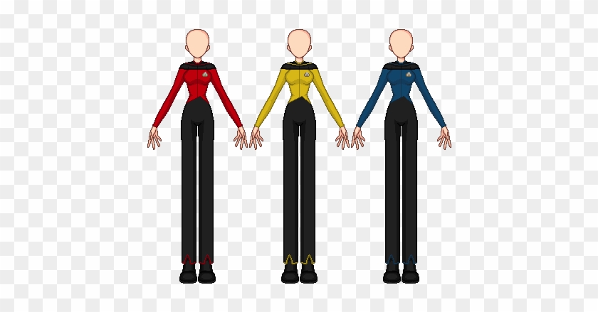 Star Trek Uniform Template By Sirena-voyager - Star Trek: Voyager #620208