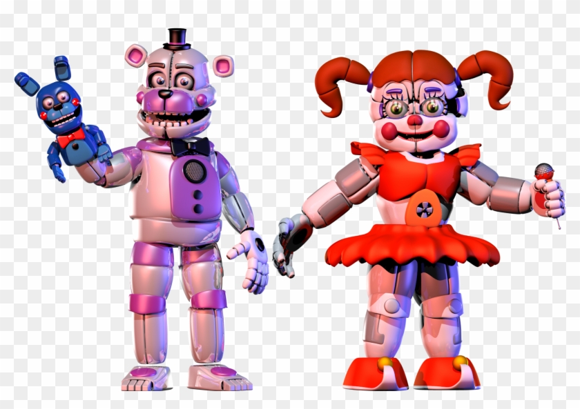 Bantranic 162 164 Funtime Freddy V2 Circus Baby V4 - Funtime Freddy And Circus Baby #620297