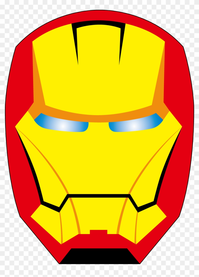Iron Man Spider-man Superhero Cartoon - Ironman Mask Cartoonlogo Png #620339