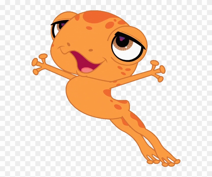 Lps Jumping Orange Frog Vector By Emilynevla - Comics #620472