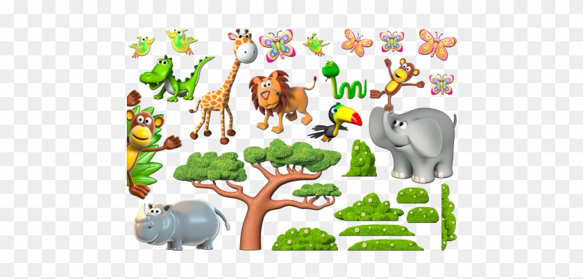 Stickers For Kids - Stickers Effet 3d- Kit Animaux #620473