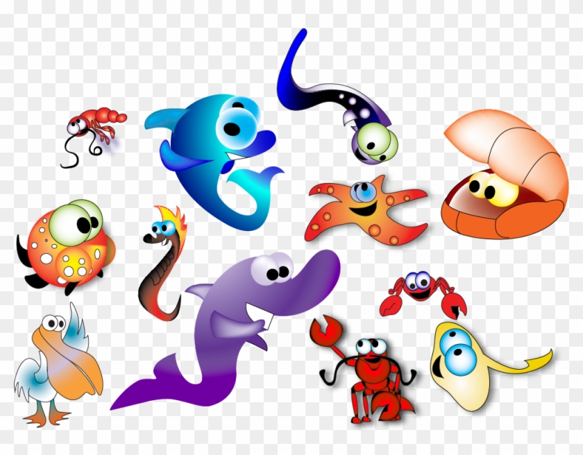 Kids Illustration In Vector Format For Marine Animals - Art #620552