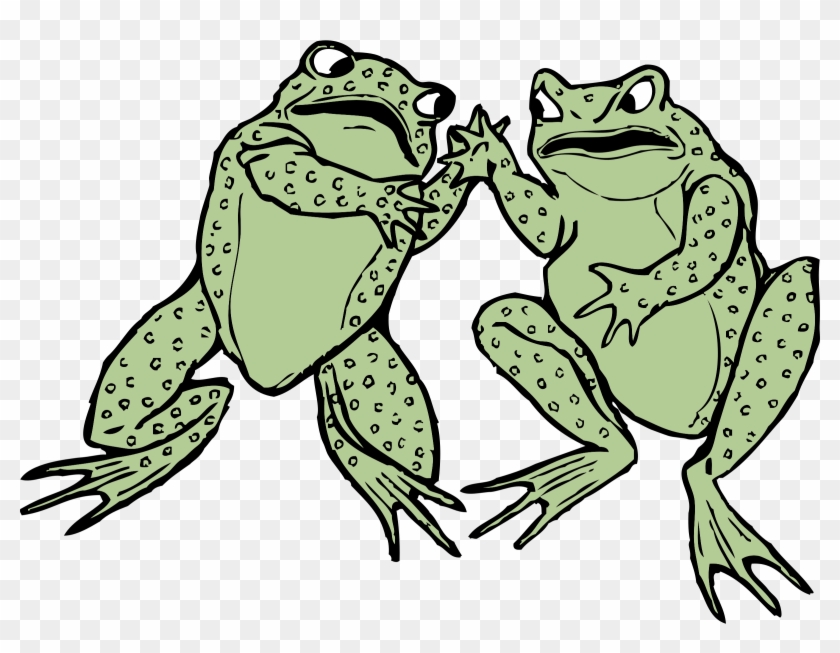 Two Frogs - Two Frogs Clipart #620649