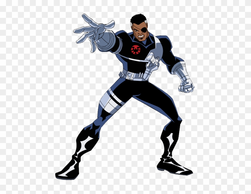 Nick Fury Black Panther Black Widow Iron Man Clip Art - Nick Fury Black Panther Black Widow Iron Man Clip Art #620685