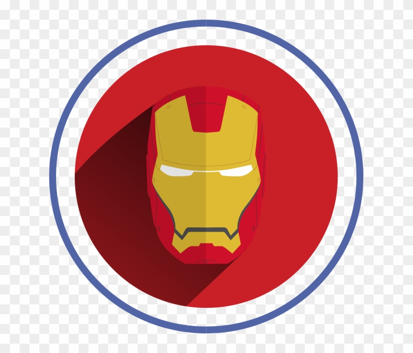 Iron Man Face Vector #620689