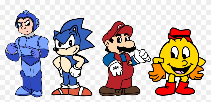 Video Game Heroes In Their Cartoon Designs By Marcospower1996 - Sonic The Hedgehog #620743