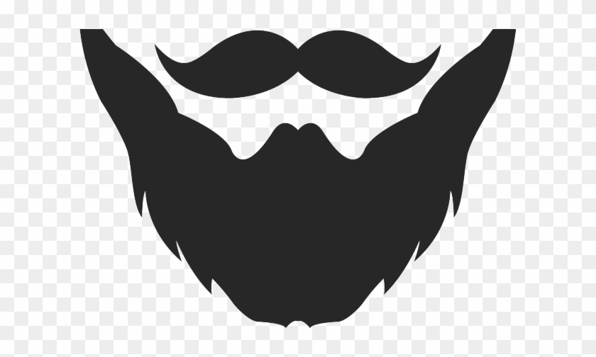 Beard Clipart Mens Beard - Beard And Moustache Logo - Free Transparent PNG  Clipart Images Download