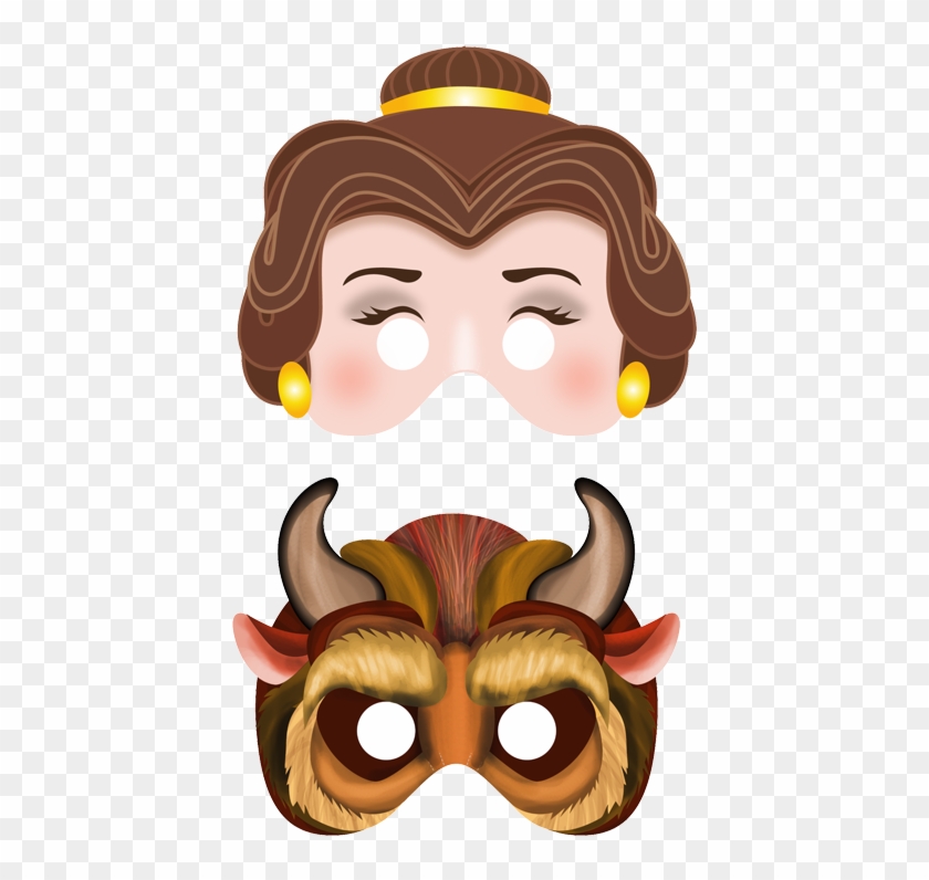 Printable Beauty And The Beast Masks $5 - Beauty And The Beast Mask #620777