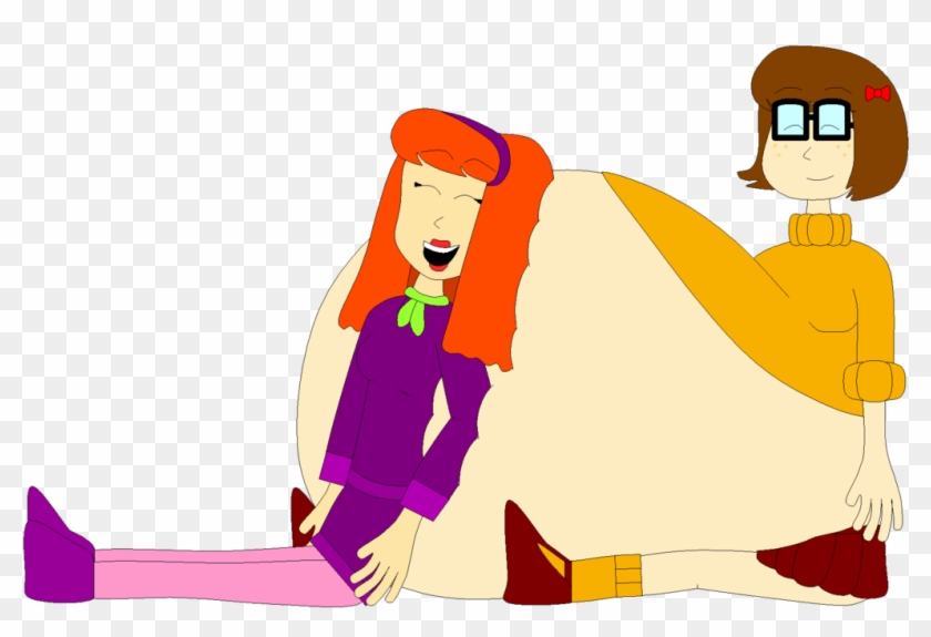 Daphne Resting On Velma's Belly By Angry-signs - Cartoon #620826