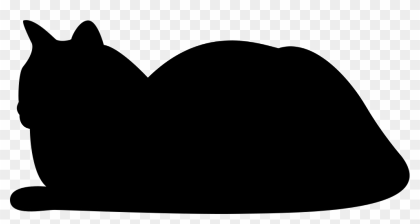 Resting Cat Silhouette Comments - Resting Cat Silhouette #620869