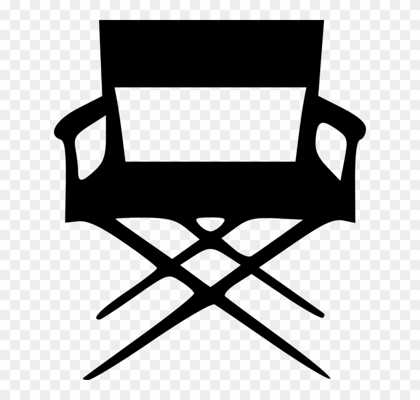 Movie Ticket Clipart 18, - Director Chair Clipart #620963