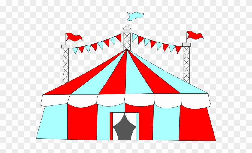 Big Top Tent Clip Art At Clker - Circus Big Top Png #620996