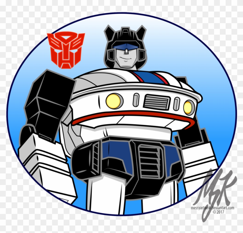 G1 Transformers Jazz By Messyartwok - Tf - Autobots Foam Trucker Hat #621103