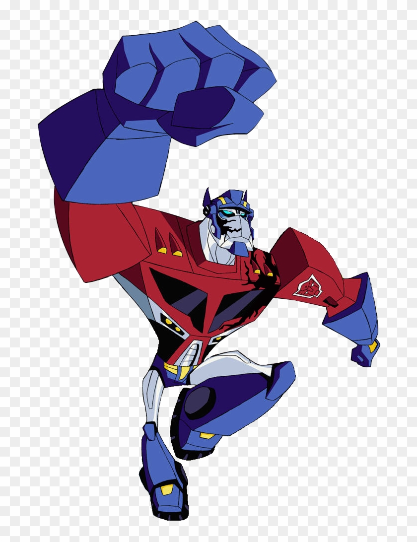 Animated Optimus Prime Battle Begins - Transformers Animated Optimus Prime Png #621144