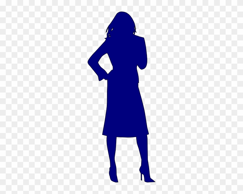 Business Woman Clip Art At Clker - Woman Silhouette Png Transparent #621145