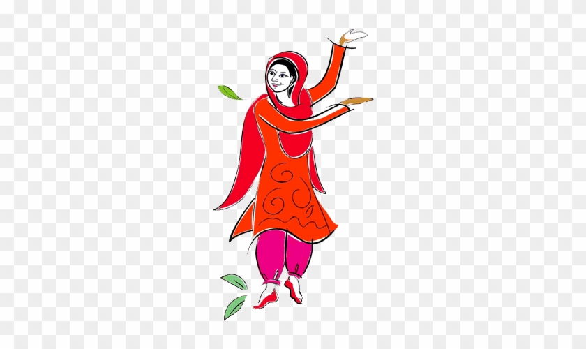 Dancing Clipart Punjabi - Punjabi Dance Png #621268