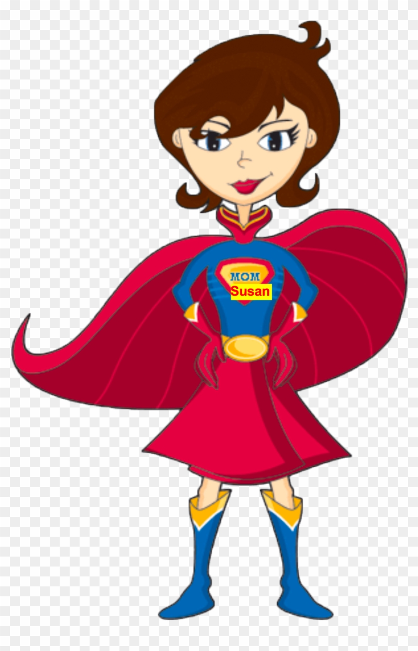 Superhero Mom Clipart #621373