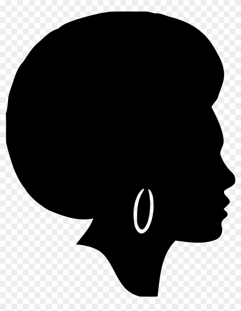 Tips, Tricks And Styles To Keep Your Natural Hair Healthy - Black Woman Profile Silhouette #621759