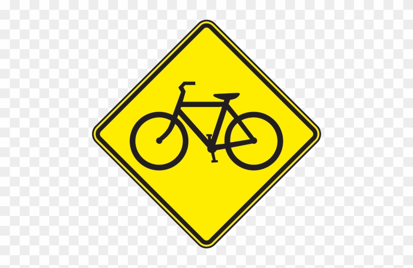Bicycle Warning Sign Mutcd W11-1 - Bicycle Template #621801