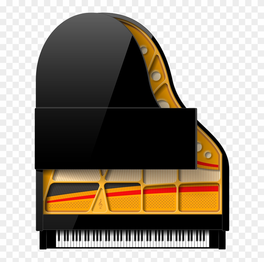 Overhead Of Grand Piano - Piano Overhead #621872
