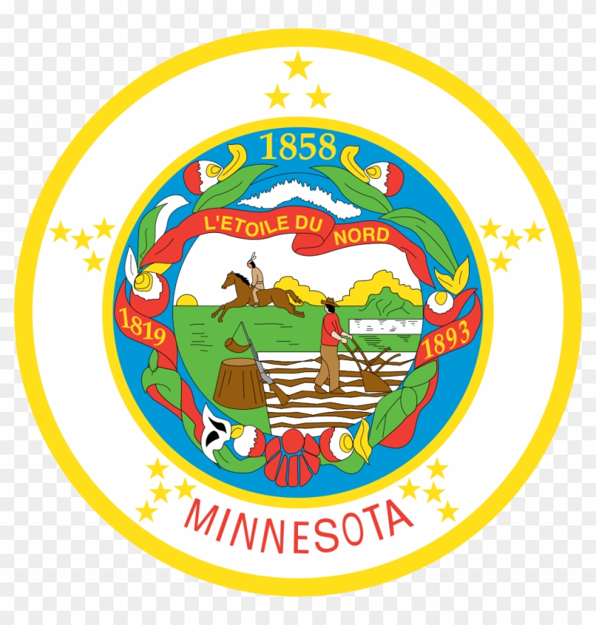The Pre-1971 Version Of The State Seal - Minnesota State Seal 1858 #621888