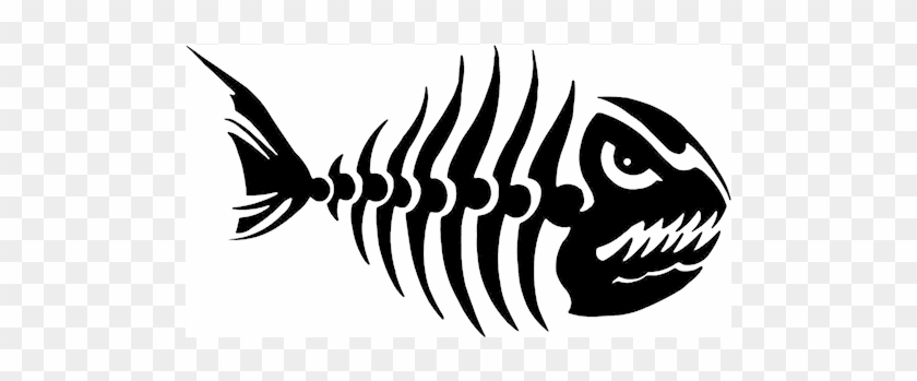 Fish Bones Decal Sticker - Bonefish Stickers #622108
