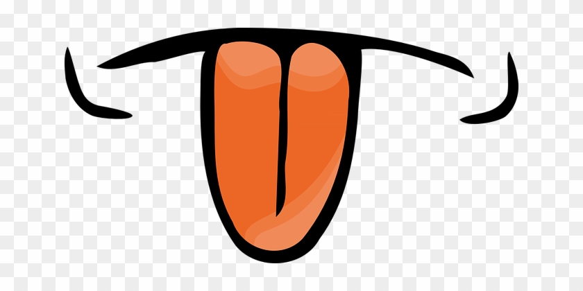 Tongue Sticking Mouth Body Human Part Orga - Tongue Cartoon Png #622135
