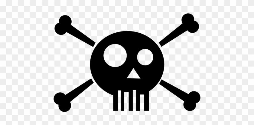 Vector Llustration Of A Skull And Two Bones - Competence Icon #622137