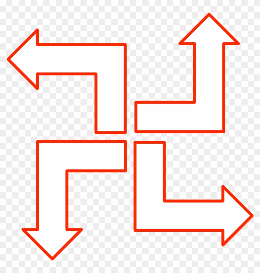 Free Vector L Shaped Arrow Set Clip Art - Clip Art #622376