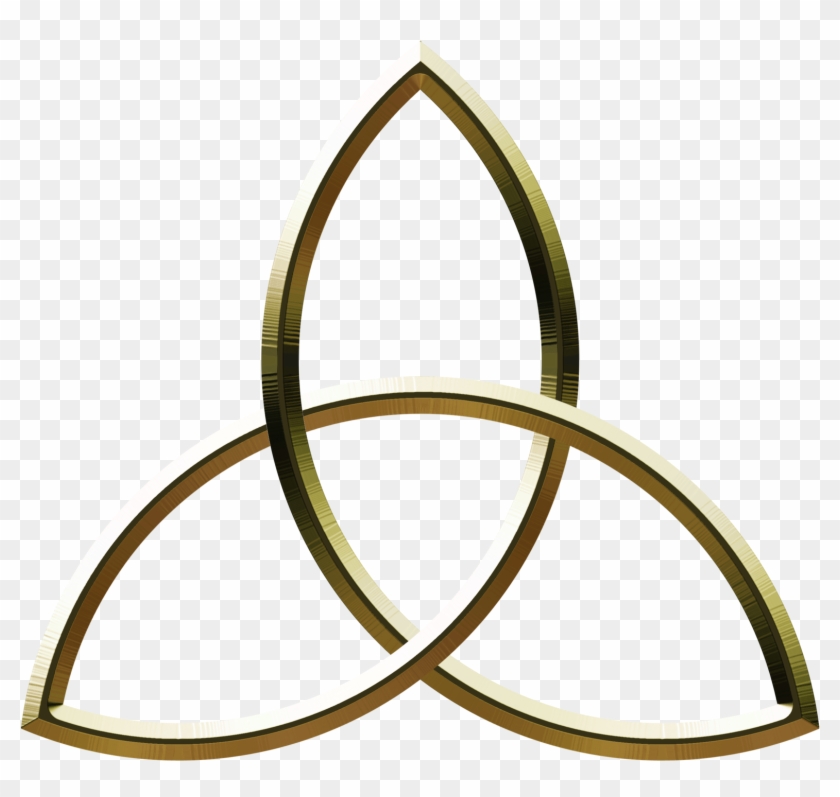 Gold By Rae134 Metalic Triquetra - Mind Body Soul Tattoos #622457